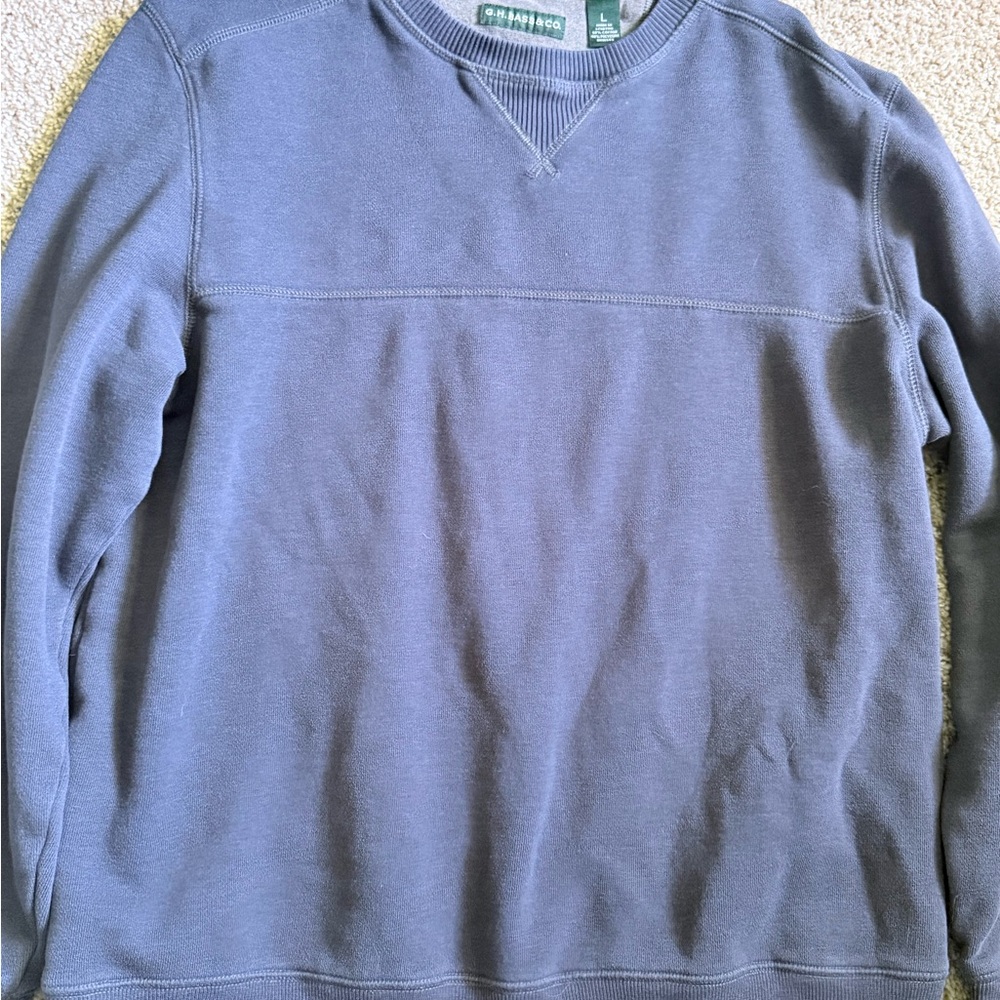G.H. Bass & Co. Men’s Crewneck Sweatshirt - Navy